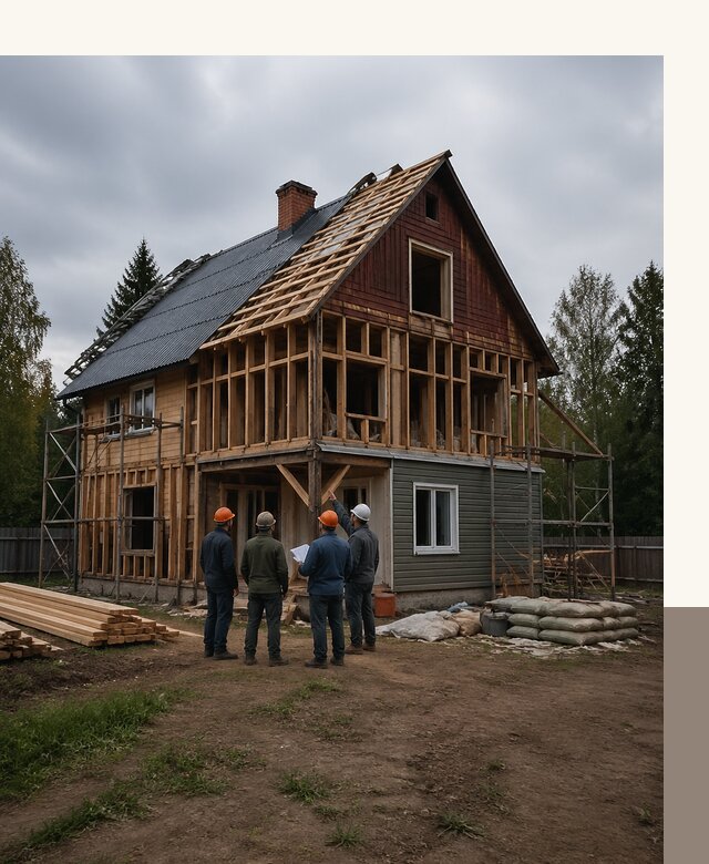 Реконструкция дачного дома в Ахтубинске под ключ с проектом