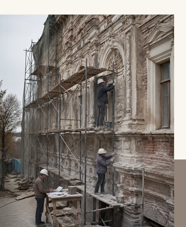 Реставрация объектов культурного наследия под ключ в Ахтубинске