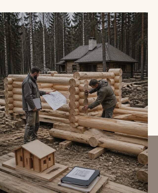 Проектирование и строительство домов из бревна в Ахтубинске